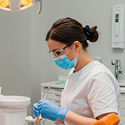 Pessoa no laboratório