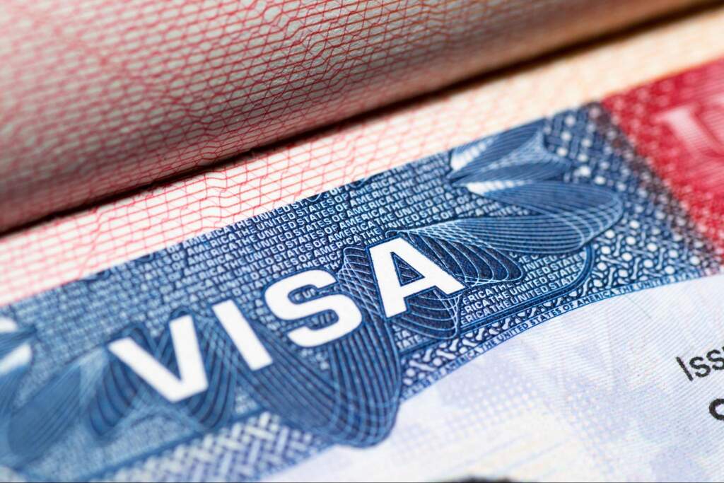 Passaporte representando como se legalizar nos eua com visto de turista