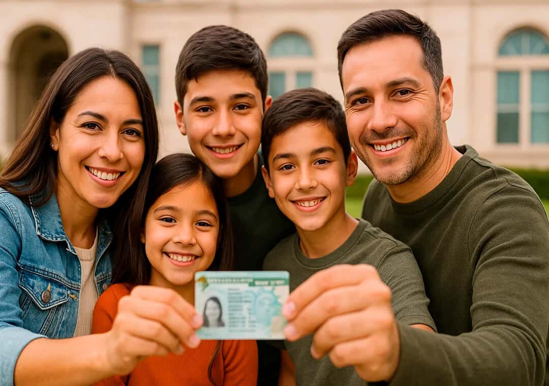 happy-family-passport-eb2-visa-approved